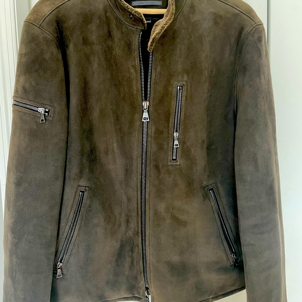 John varvatos suede jacket
